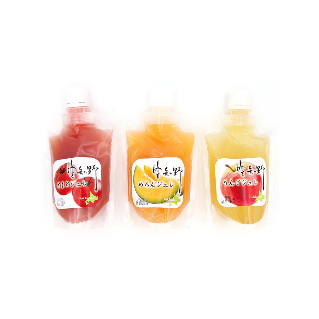 Akai Ribon Gift Box: Fruit Jellies (3 Flavors, 5 Pouches)
