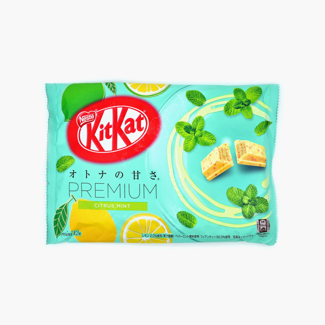 Japanese Kit Kat: Otona no Amasa Premium Citrus Mint (12 Pieces)