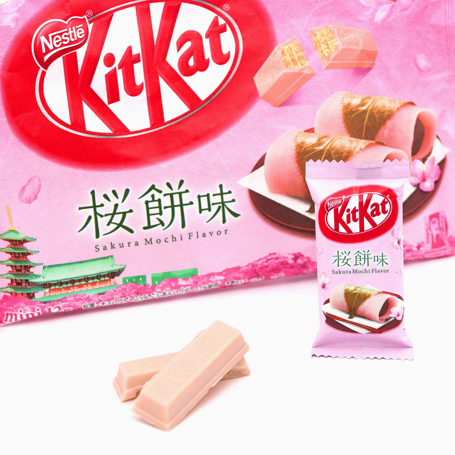 Japanese Kit Kat: Sakura Mochi Tabling