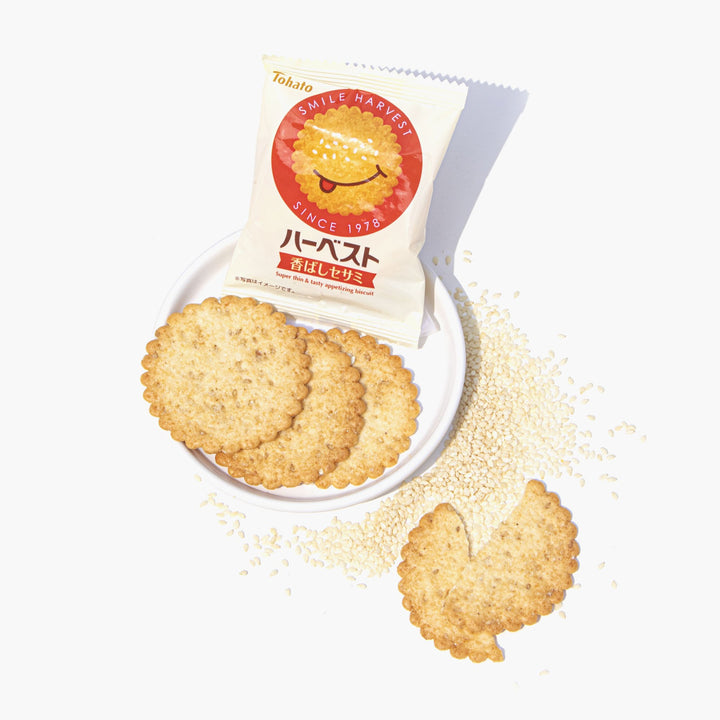 Smile Harvest Savory Sesame Biscuit (16 Packs)