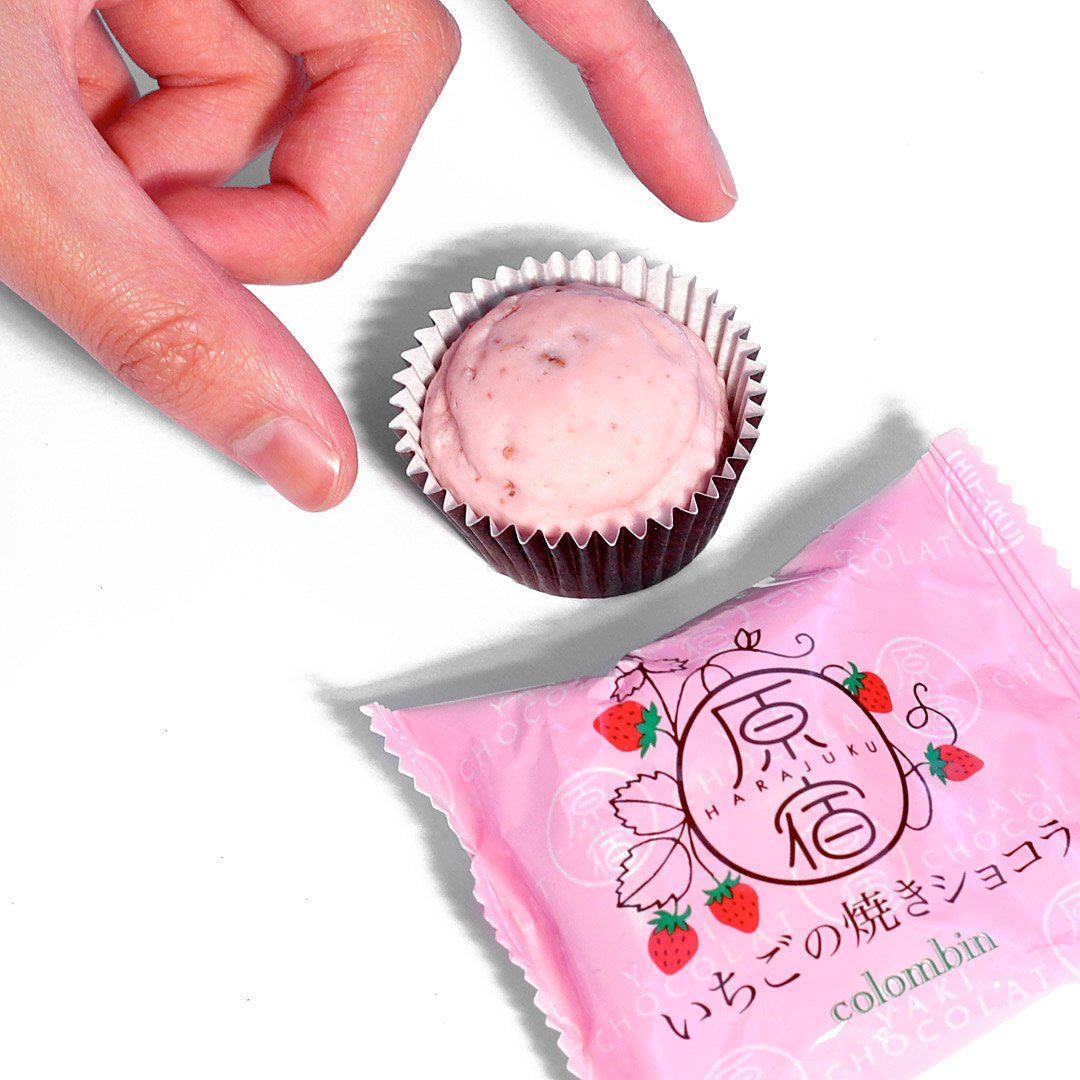 Market - Harajuku Baked Chocolate: Strawberry (12 Pieces)