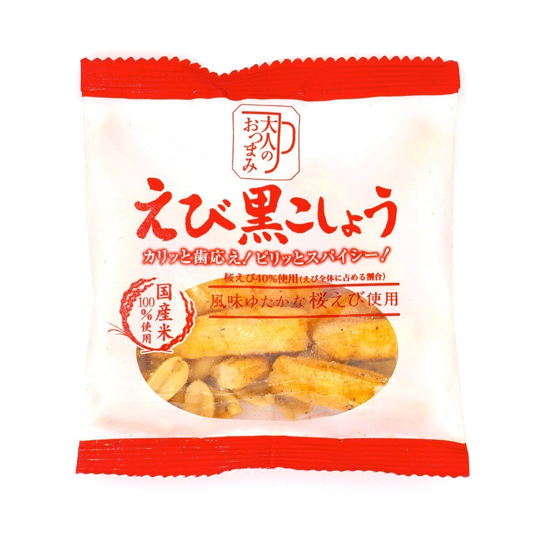 Market - Otona No Otsumami Crunch: Ebi + Black Pepper (4 Packs)