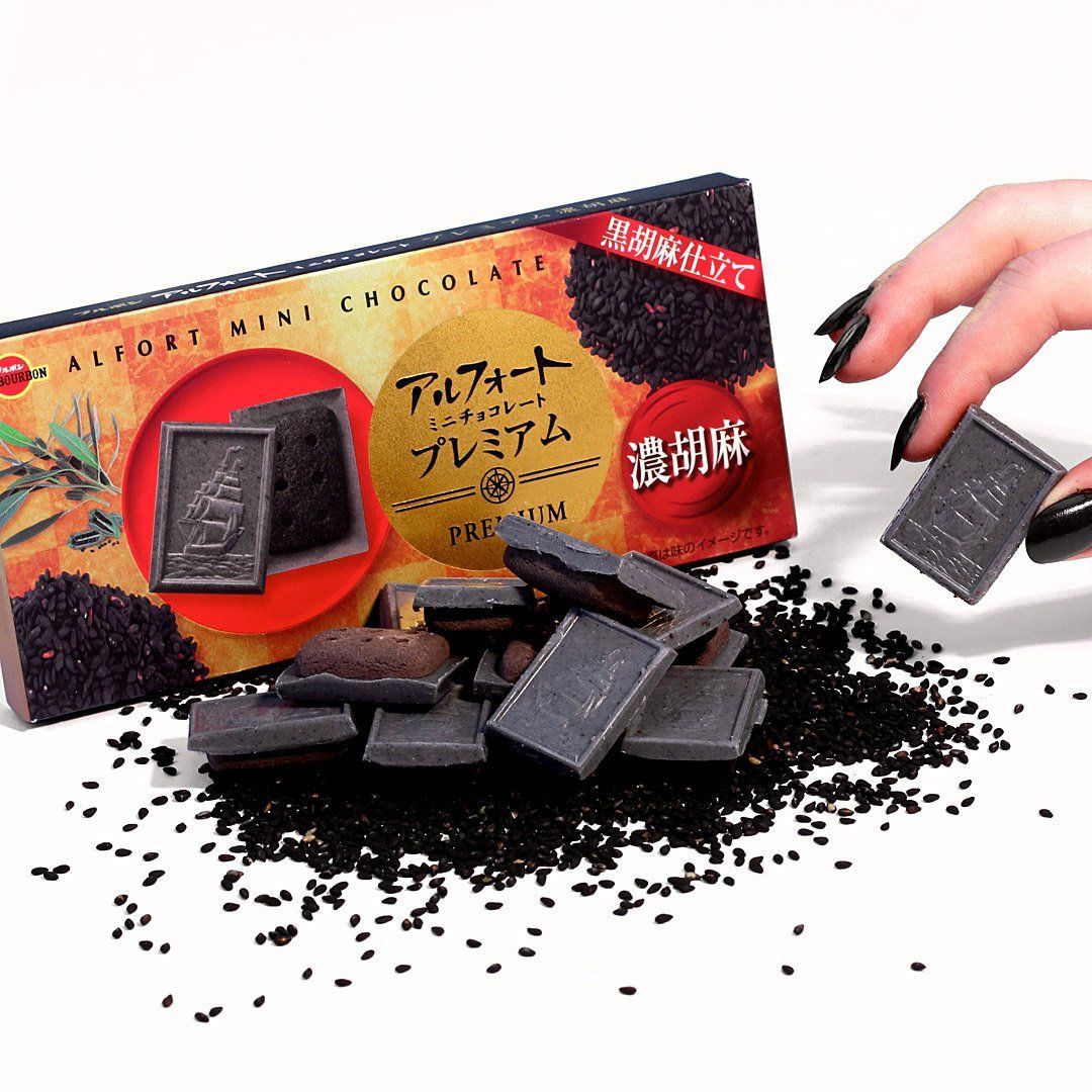 Past Snack - Alfort Mini Chocolate Premium: Black Sesame