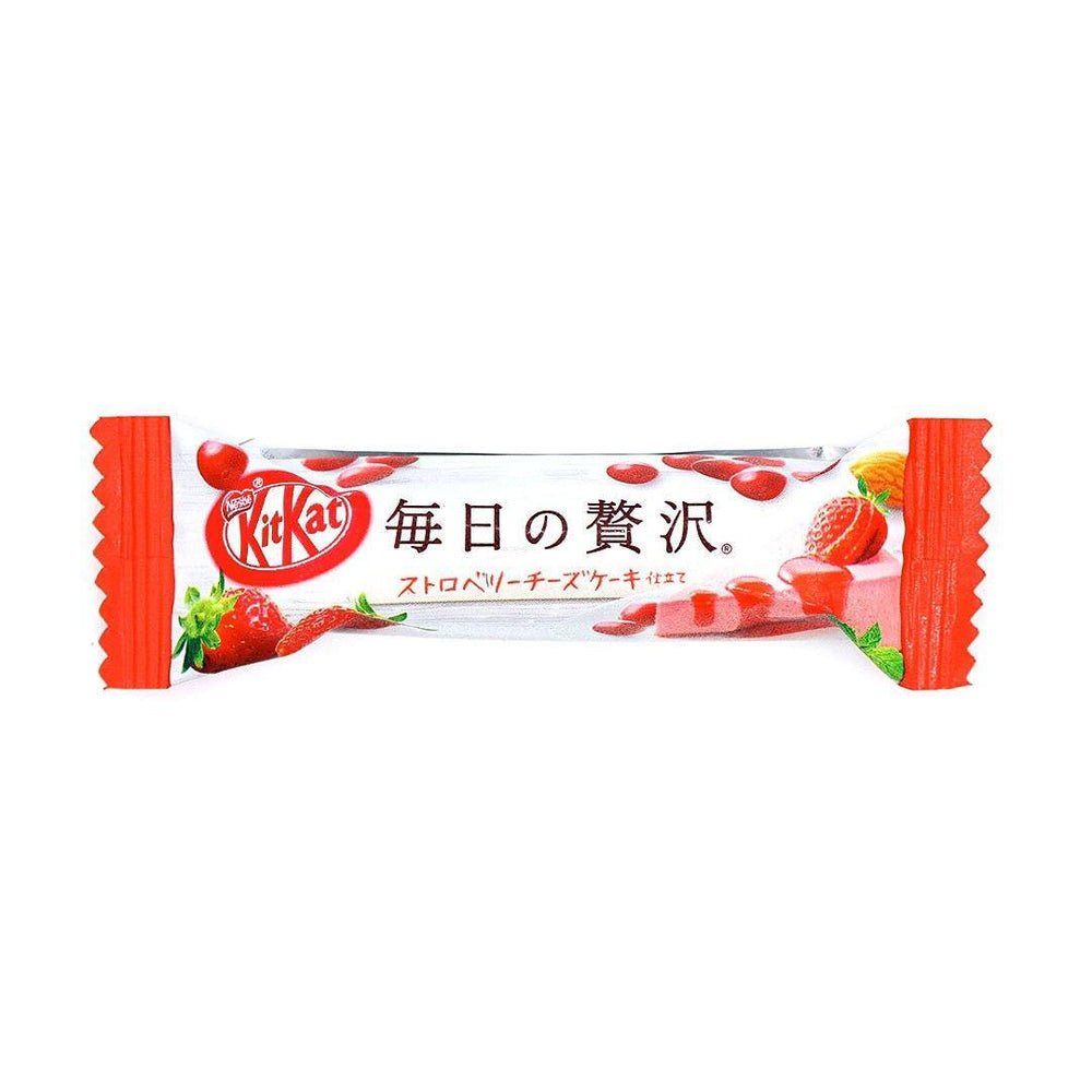 Past Snack - Japanese Kit Kat: Strawberry Cheesecake