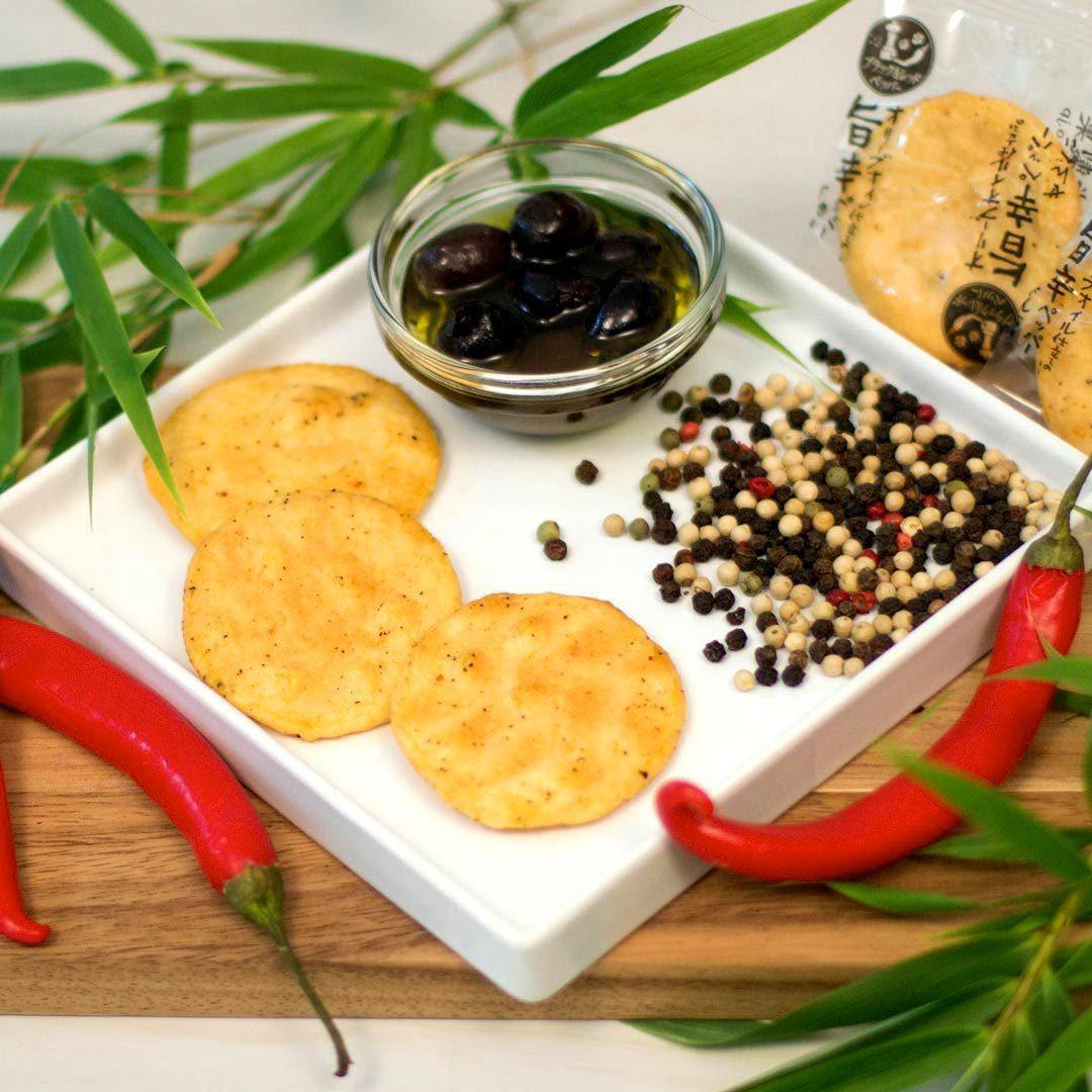 Past Snack - Olive Oil Senbei: Spicy Pepper