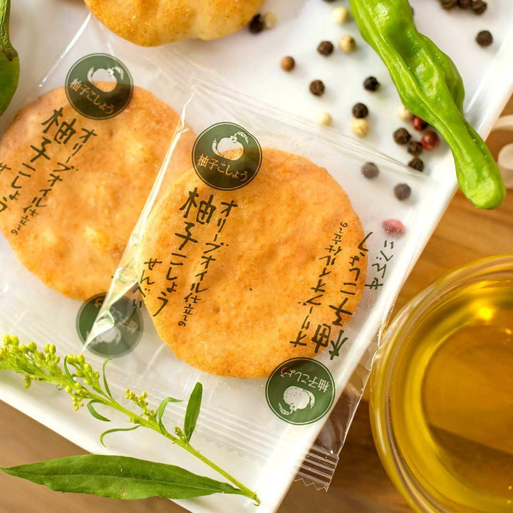 Past Snack - Olive Oil Senbei: Yuzu Pepper