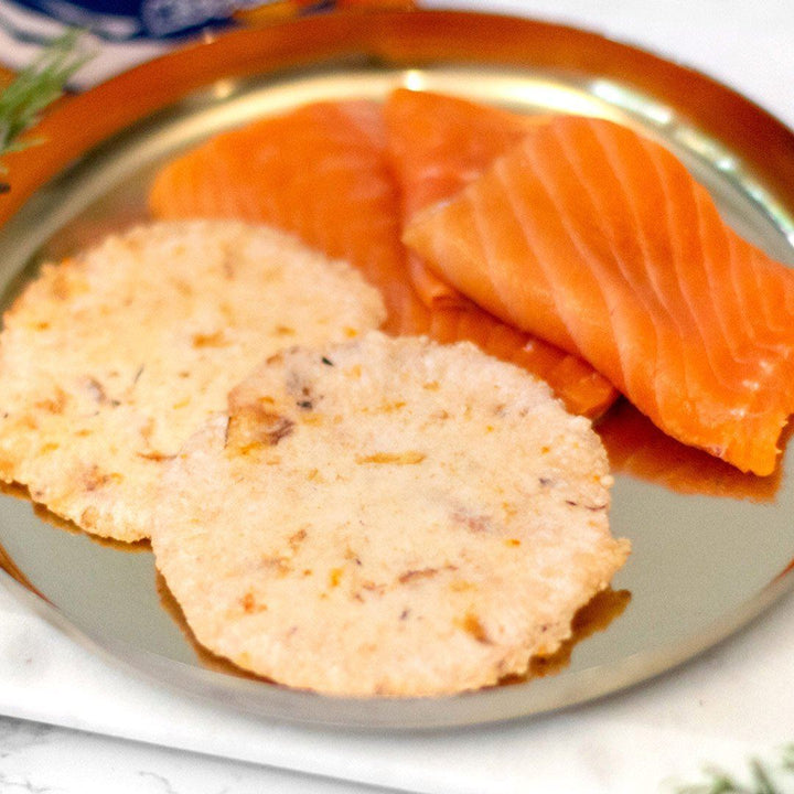 Past Snack - Sakebushimaru Salmon Senbei