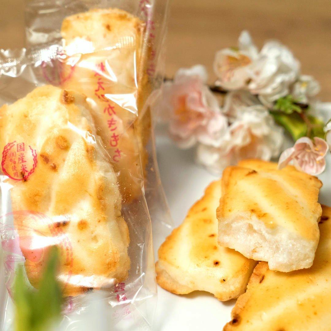 Past Snack - Sakura Shrimp Kakimochi